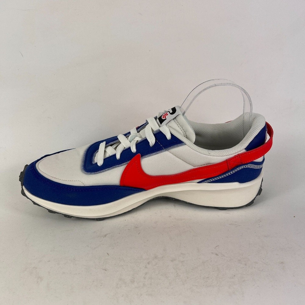 Nike Waffle Debut Swoosh mens size 10.5 phantom habanero red royal athletic shoe - Picture 6 of 11